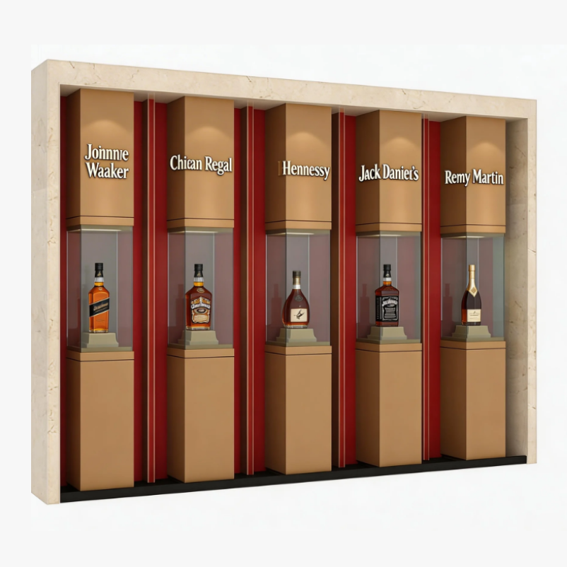 Wine display cabinet