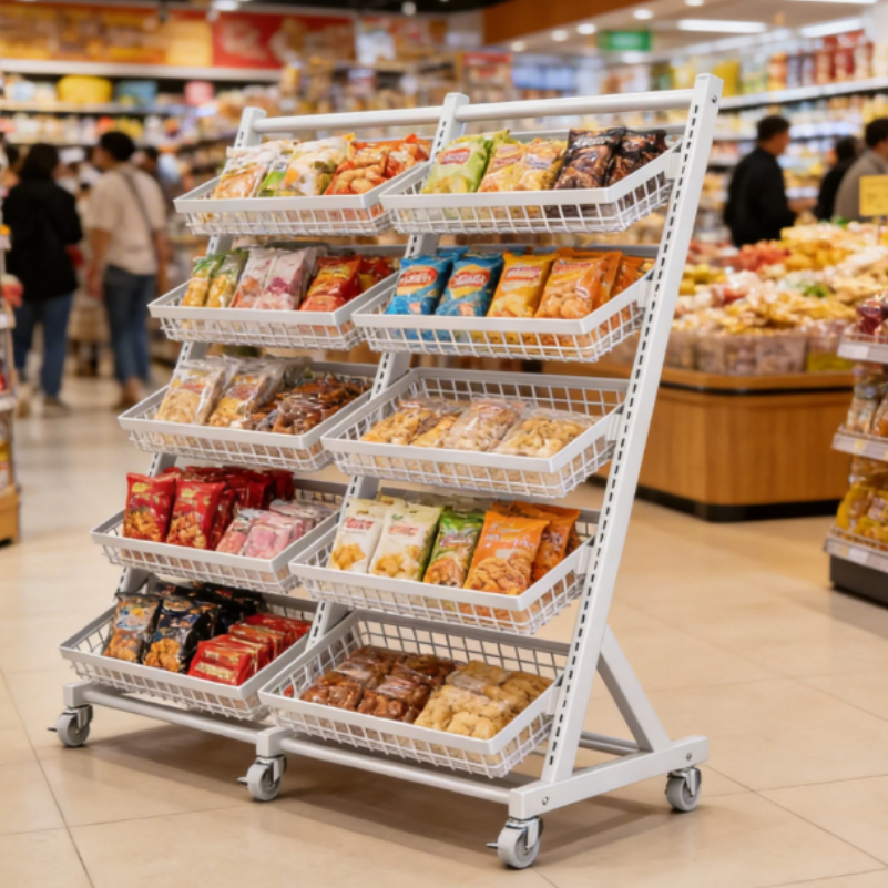 Multi layer display rack